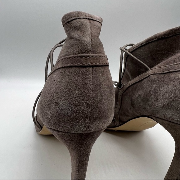 BCBGeneration Gray Strappy Open Toe Heels - Picture 7 of 10